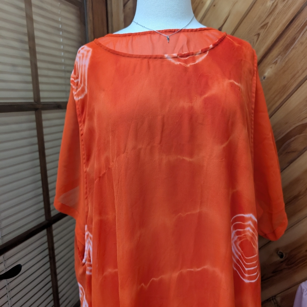 Jessica Taylor Orange Kaftan
